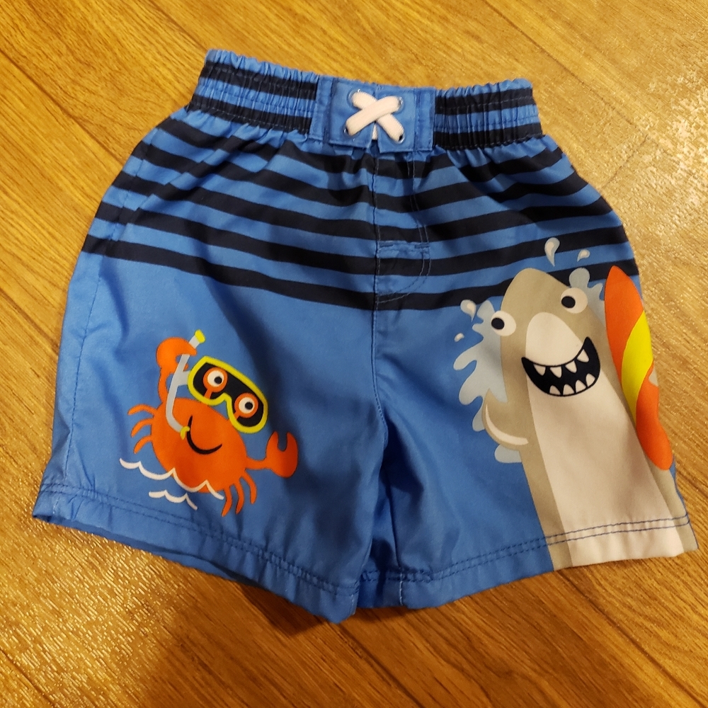Size 12 Month Boys Swim Trunks